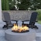Flash Furniture Black All-Weather Folding Adirondack Chairs, PK 2 2-JJ-C14505-BLK-GG - alternate 1